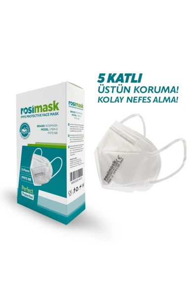 Rosimask Beyaz Yüz Maskesi 10'lu - 2