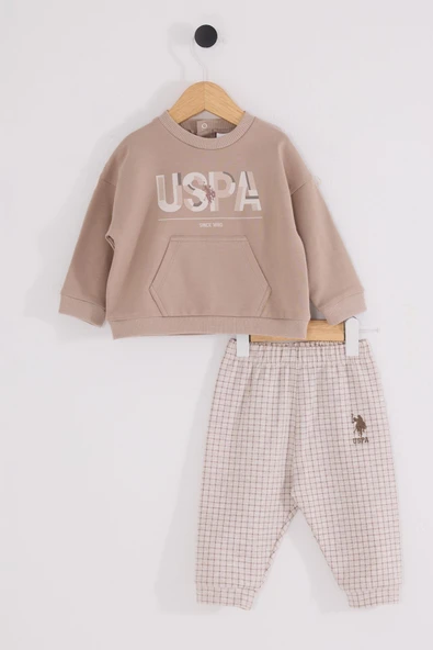 U.S. Polo Assn Erkek Bebek 2 li Takım Kum ürün görseli 1