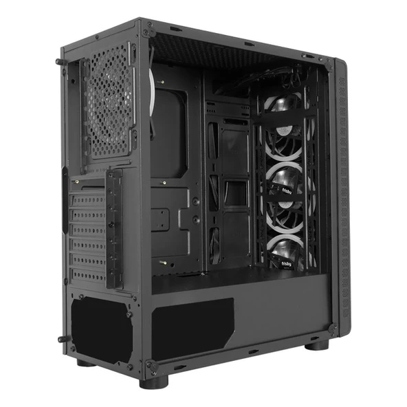 Frisby FC-9320G 600W 80+ Bronz USB 3.2 RGB ATX Mid Tower Siyah Kasa - Resim 6