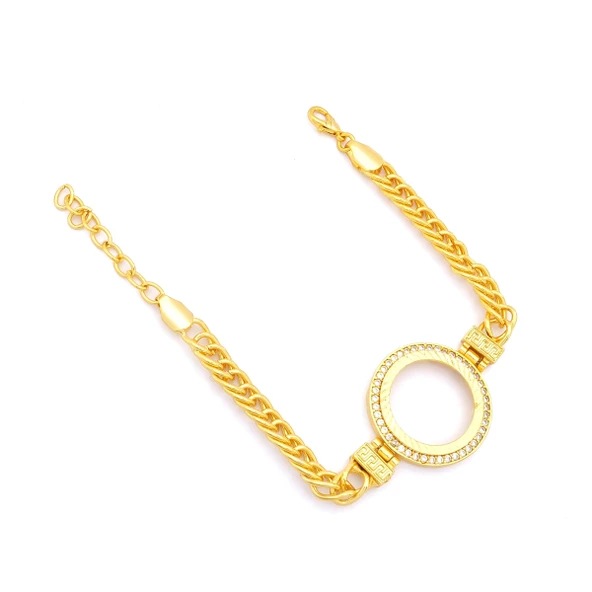 Altın Kaplama Yarım Çerçeve Bileklik BLK-1129 ürün görseli