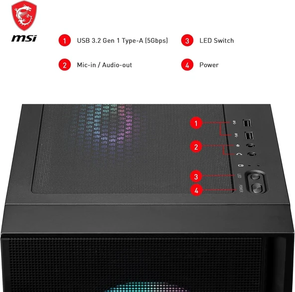 DFS GAMING NANA INTEL I7 14700KF-B760M WİFİ-RTX 5060-32GB DDR5 RAM-1TB M.2 SSD-OYUNCU BİLGİSAYARI - 3
