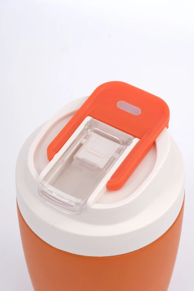 Termos Mug Sızdırmaz 400 ML - Çift Çidarlı Paslanmaz Çelik, Pipetli ve Doğrudan İçme Kapaklı - Resim 7