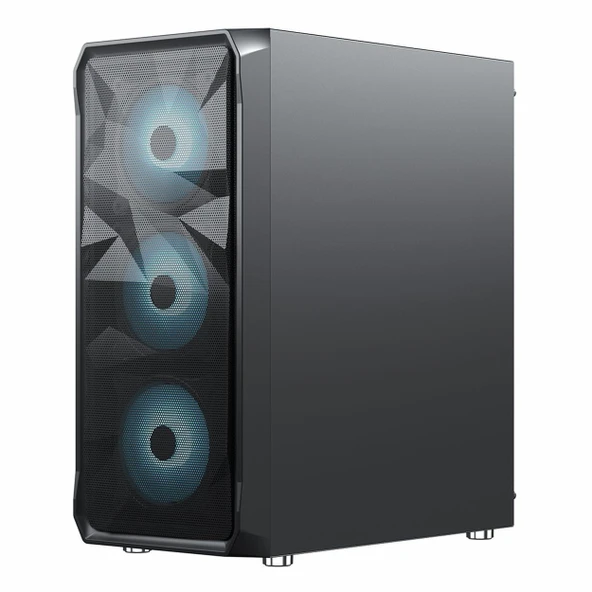 Frisby FC-9485G 600W 80+ Bronz USB 3.2 RGB ATX Mid Tower Siyah Kasa - Resim 3