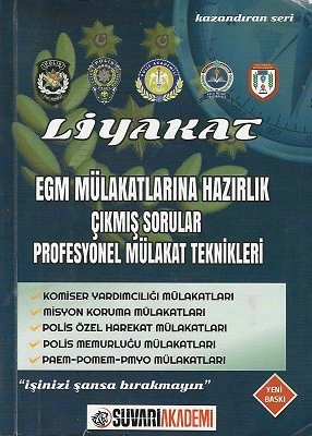 Liyakat EGM Mülakatlarına Hazırlık Çıkmış Sorular ve Profesyonel Mülakat Teknikleri Kolektif Süvari Akademi Yayınları - Kargo Gönderimi Bedava ürün görseli