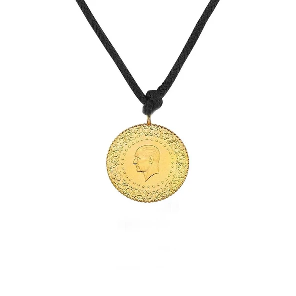 Yeni Tarih 22 Ayar Kolye Çeyrek Altın Ziynet Gold ZG2233 - 1