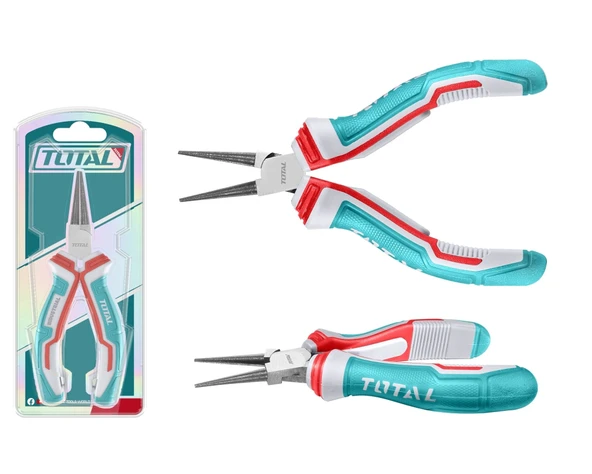 TOTAL ELEKTRONİKÇİ TİP YUVARLAK UÇLU KARGA BURUN 115MM THTMN656 ürün görseli 1