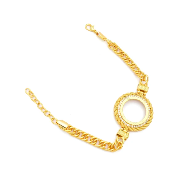 Altın Kaplama Yarım Çerçeve Bileklik BLK-1142 ürün görseli