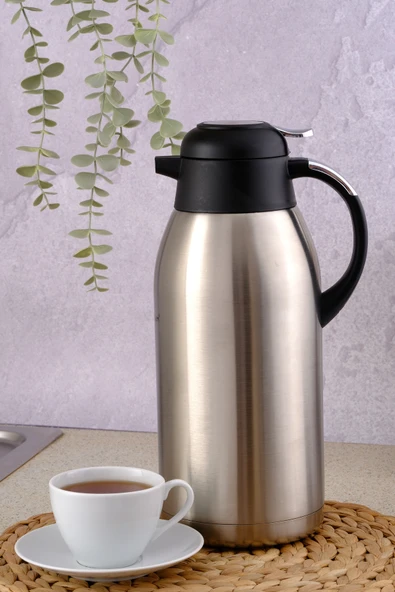 Paslanmaz Çelik Çay Termosu 3 Litre Çift Katlı - 1300b - Resim 4