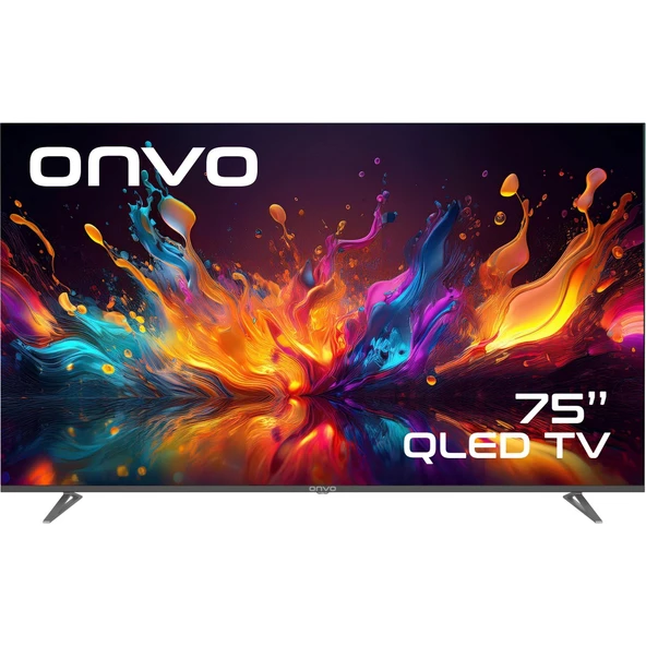 Onvo 75OVF9001UQ 75" 190 Ekran 4K Ultra HD Google Smart QLED TV ürün görseli