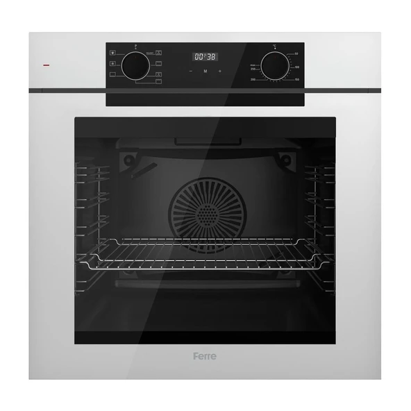 Ferre Fryart Serisi Beyaz Set (SC406-WFA + QEP63CB +D078) - Döküm Izgara / 65 cm Ocak - 4