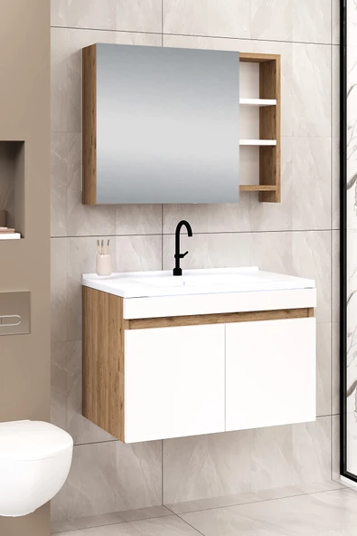 80 cm Saura Banyo Dolabı - 2