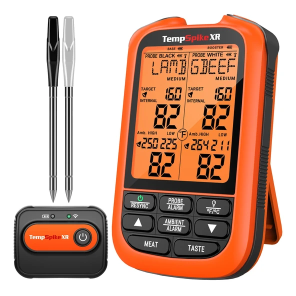 ThermoPro TP863B 2Problu Zamanlayıcılı 610m Kablosuz Barbekü/Mangal Profesyonel Pişirme Termometresi ürün görseli 1