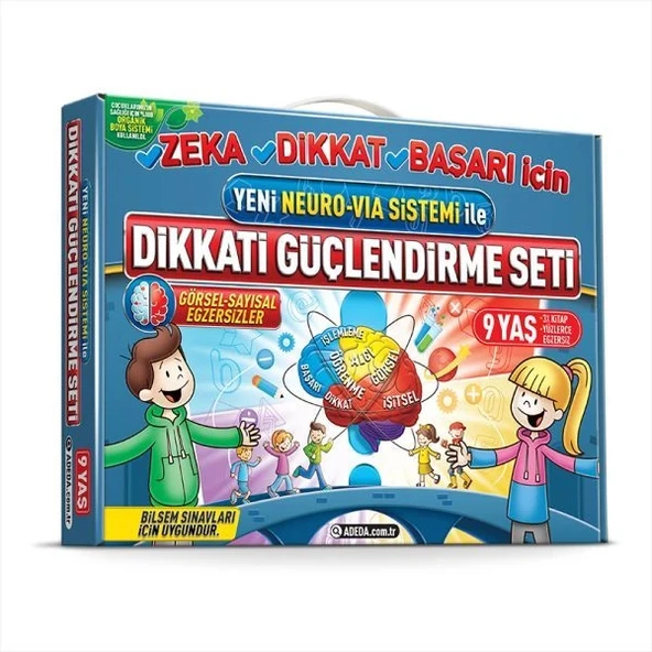 Dikkati Güçlendirme Seti  3. Sınıf – 9 Yaş- Neuro-Via ürün görseli
