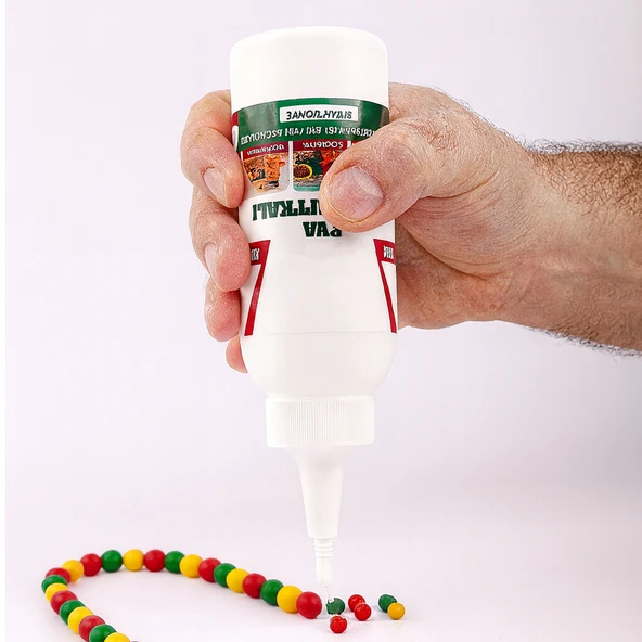 Hazır PVA Hobi Tutkalı 150 gram Şeffaf Ahşap Karton Kumaş Kağıt DIY Uygulama Maket Yapım Yapıştırıcı - Resim 3