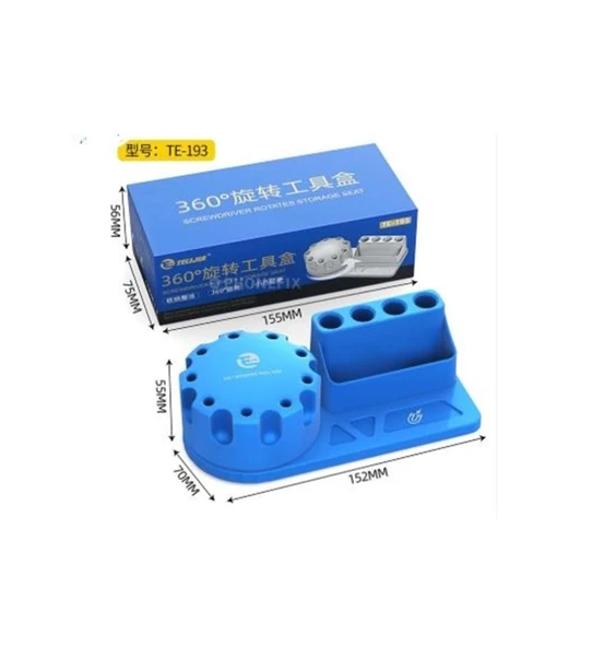 Mechanic TE-193 Dönerli  Tornavida Standı 13 Gözlü ( Manyetik Vida Bölümlü )