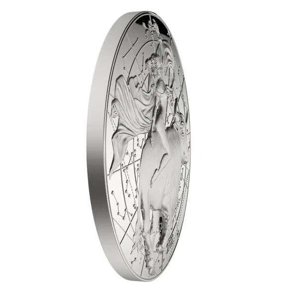 AgaKulche Tanrıça Europa Mythos Gümüş Sikke Coin - 4