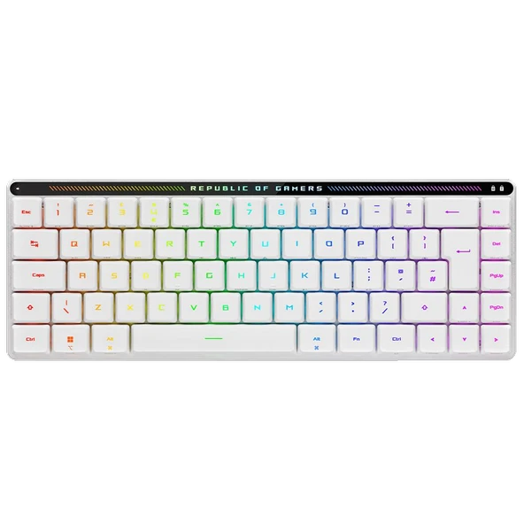 ASUS ROG FALCHION RX Low Profile RGB Kablosuz Beyaz Mekanik Red Switch Türkçe Gaming Klavye ürün görseli