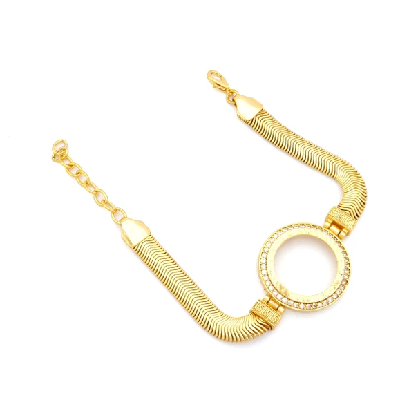 Altın Kaplama Yarım Çerçeve Bileklik BLK-1138 ürün görseli