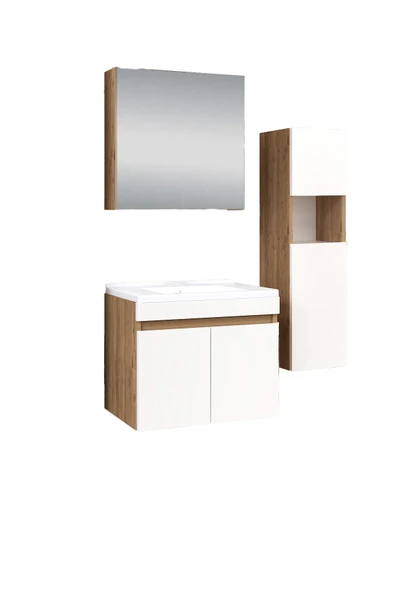 65 cm Saura Banyo Dolabı + 30 cm Saura Boy Dolabı - 4
