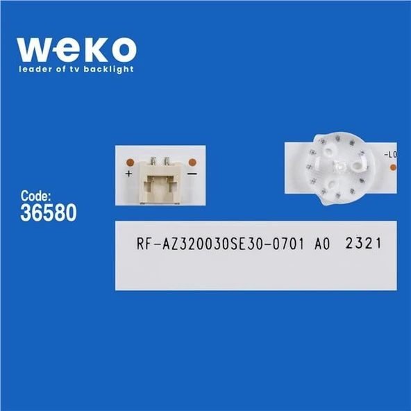Wkset-6258 36580X2 Rf-Az320030se30-0701 A0  2 Adet Led Bar ( Tvnizin içindeki led barla aynısı olduğunu görmeden almayınız. Led bar ürünlerinde paket açıldığında iade kabul edilmemektedir. ) - Resim 2
