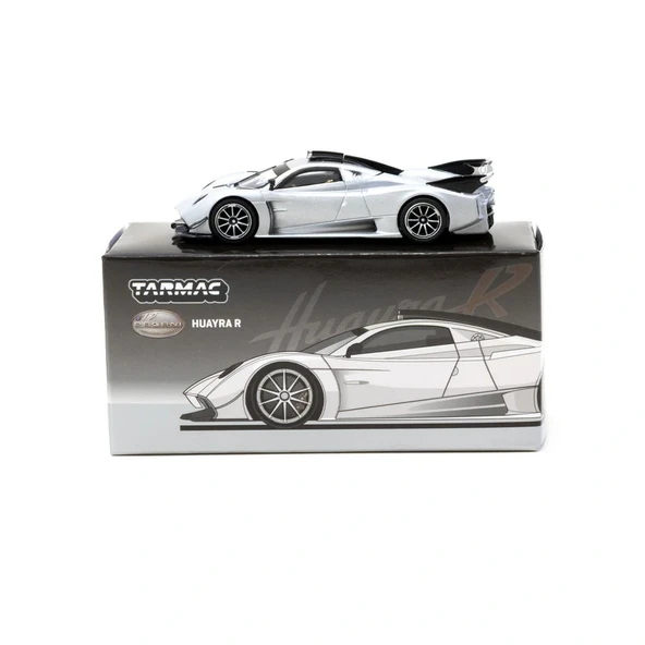 Tarmac Works 1/64 Pagani Huayra R Satin Silver - 2