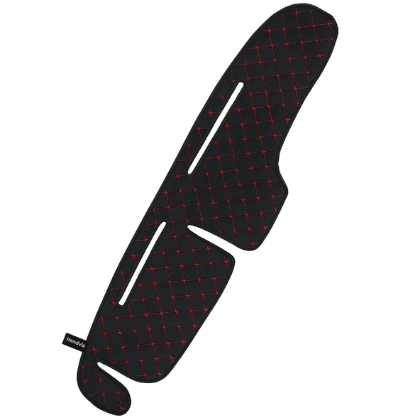 Tofaş Şahin Doğan Kartal Uyumlu Kırmızı Nakışlı Alçak Ön Göğüs Torpido Kaplama ve Koruma Kılıfı - 2