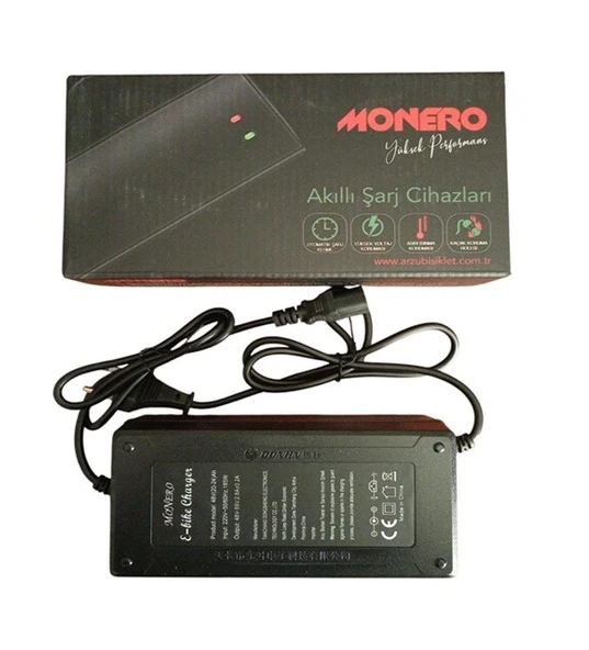 MONERO 48 V [20-24 AH] ŞARJ CİHAZI EBIKE [DEVRE KESİCİLİ] - 2