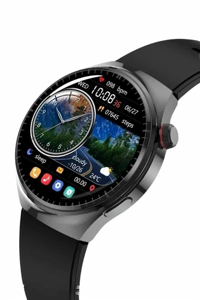 Akıllı Saat Yeni Nesil Üç Kordonlu Nabız Ölçer Çağrı Cevaplama - Resim 4