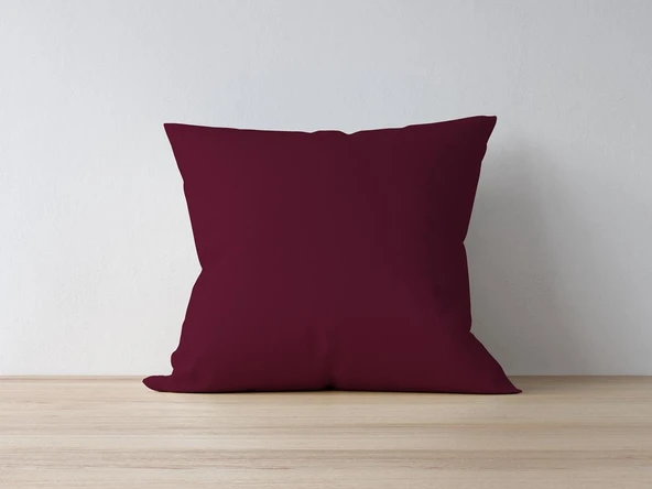Bordo Kırlent Kılıfı 2li Set - 1