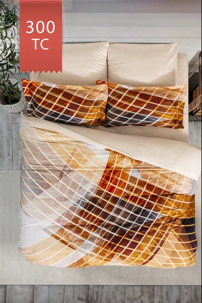 Varol Royal Saten 300TC Nevresim Takımı (Çift Nevresimli) Family Size  - TESLA - Resim 2