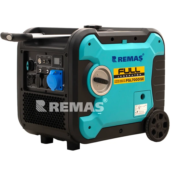 FULL FGL 7000 iSE Marşlı Inverter 6.5 kVA Kabinli Benzinli Jeneratör ürün görseli