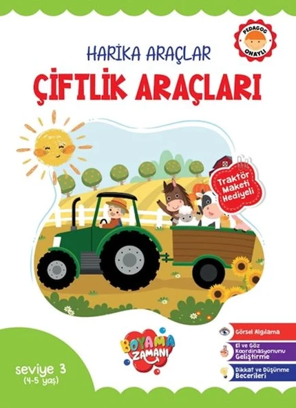 Harika Araçlar – Çiftlik Araçları Seviye 3 (4-5 Yaş) ürün görseli