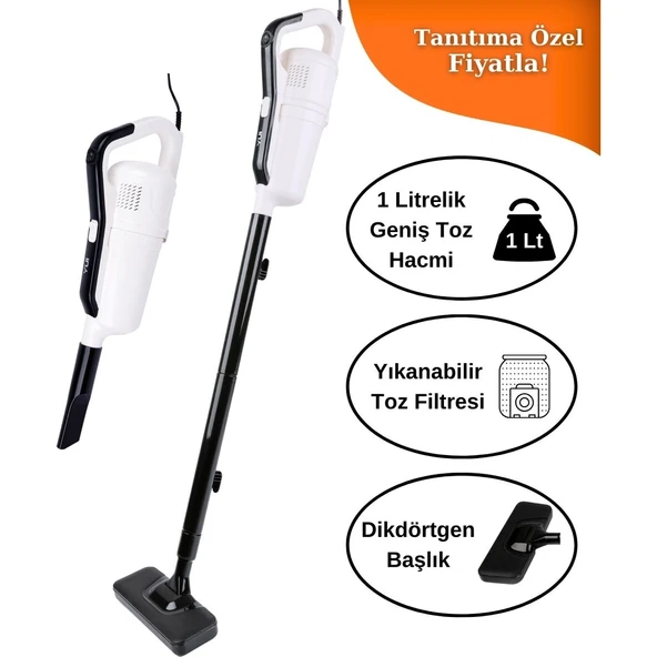 Yui VC90 Torbasız Kablolu Dikey Süpürge ürün görseli