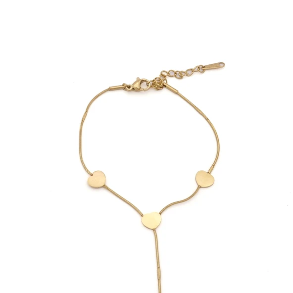 Şahmeran Altın Kaplama Kadın Kalp Model-SHM-106 - Resim 2