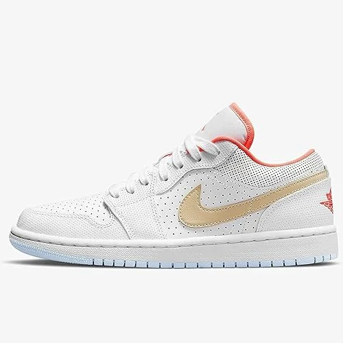 Nike Air Jordan 1 Low SE, White/Flash Crimson - 2