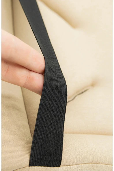 Babyjem Puset Minderi Bej (Pamuk Kumaşlı) - Resim 6