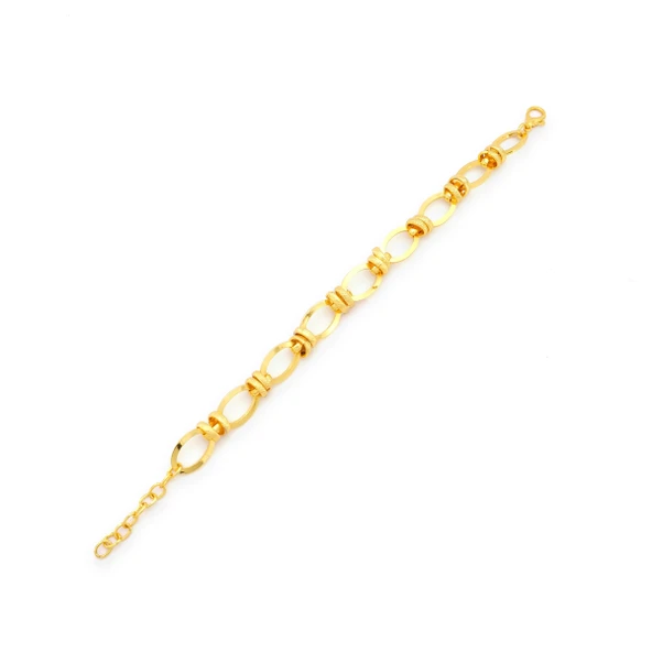 Altın Kaplama Çelik Samanyolu Bileklik BLK-1144