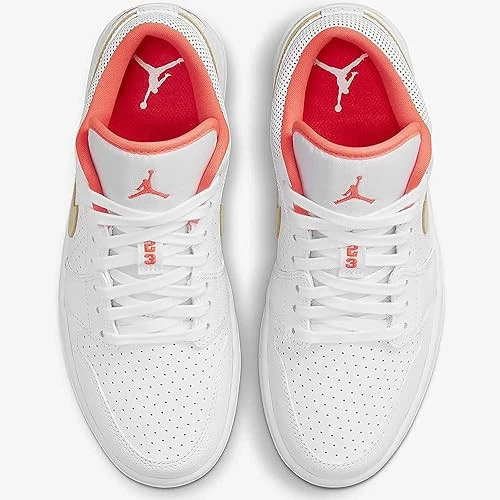 Nike Air Jordan 1 Low SE, White/Flash Crimson - 4