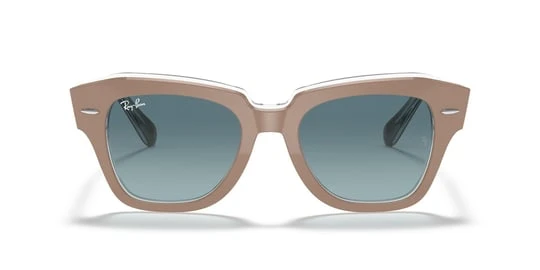 Ray-Ban State Street 2186 12973M Beige-Blue Güneş Gözlüğü - Resim 2