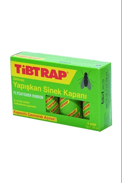 Tibtrap Yapışkan Sinek Kapanı 4 Lü - Resim 4