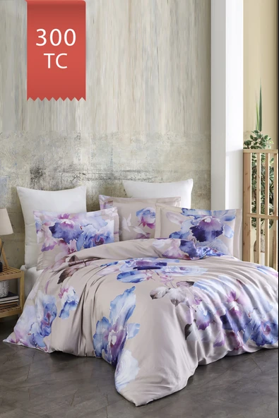Varol Royal Saten 300TC Nevresim Takımı (Çift Nevresimli) Family Size  - MARTİNA ürün görseli