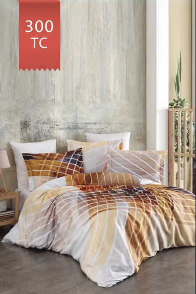 Varol Royal Saten 300TC Nevresim Takımı (Çift Nevresimli) Family Size  - TESLA ürün görseli