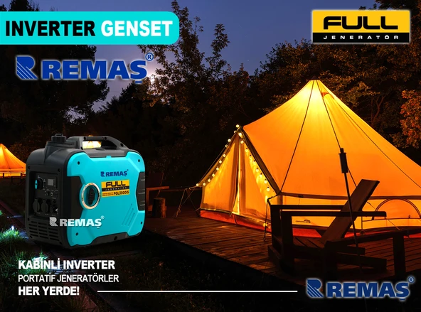 FULL FGL 3500iS Inverter 3.5 kVA Monofaze Kabinli Benzinli Jeneratör - Resim 2