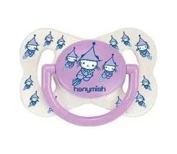 HANYMİSH CUTE SİLİKON DAMAKLI EMZİK NO:2 6-18 AY - MOR Mor