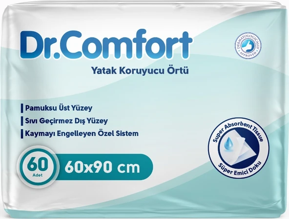Dr Comfort 60 x 90 Yatak Koruyucu Örtü 30'lu 2 Paket 60 Adet