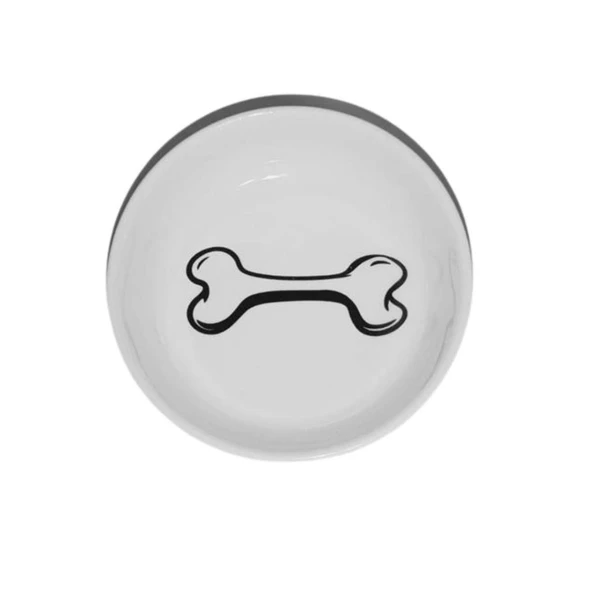 Raccoon Kemik Figürlü Seramik Mama ve Su Kabı 250 Ml ürün görseli 1