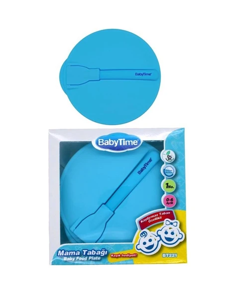 Babytime BT221 Mama Tabağı Mavi