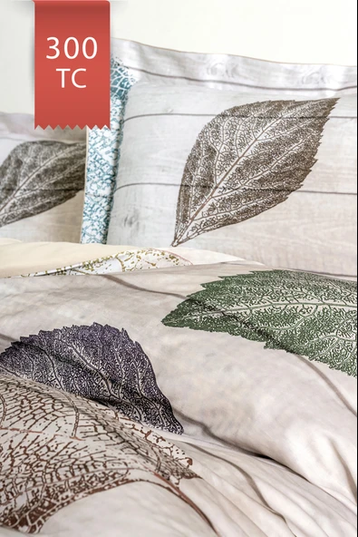 Varol Royal Saten 300TC Nevresim Takımı (Çift Nevresimli) Family Size  - FOLİA - Resim 3