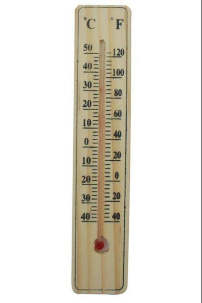 Ahşap Oda Sıcaklığı Sıcaklık Ölçümü Termometresi Küçük Boy ürün görseli 1
