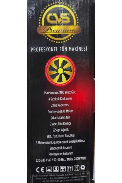 CVS Premium Fön Makinesi 2400w Dn7111 - 2
